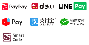PayPay d払い LINEPay メルカリPay ALIPAY WeChatPay Smart Code